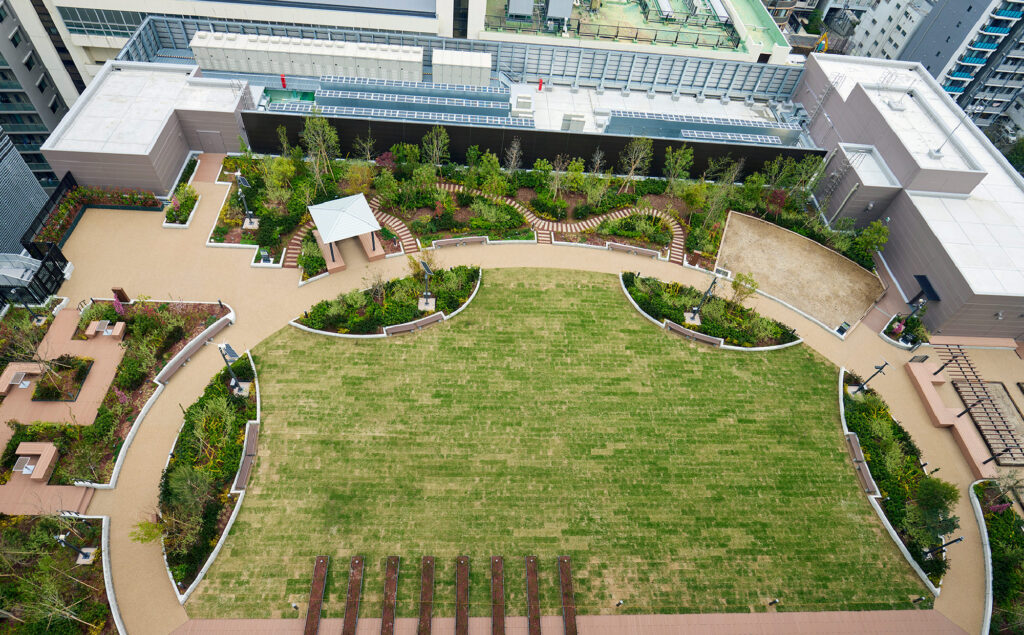 屋外庭園の画像