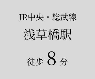 蔵前橋駅徒歩8分